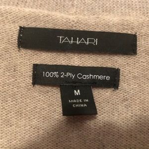 Cozy Tahari Cashmere Draped Cardigan, Size Medium